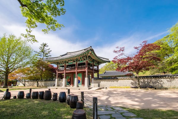 Haemieupseong Fortress in spring - Seosan, Chungcheongnam-do, South Korea.