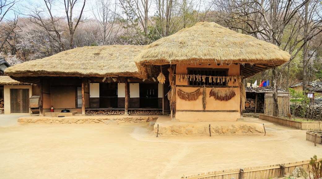 Korean folk village Minsokchon in the Yongin city, Korea