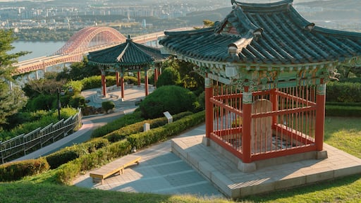 Haengjusanseong Fortress and Seoul city and Han river view in Goyang, Korea