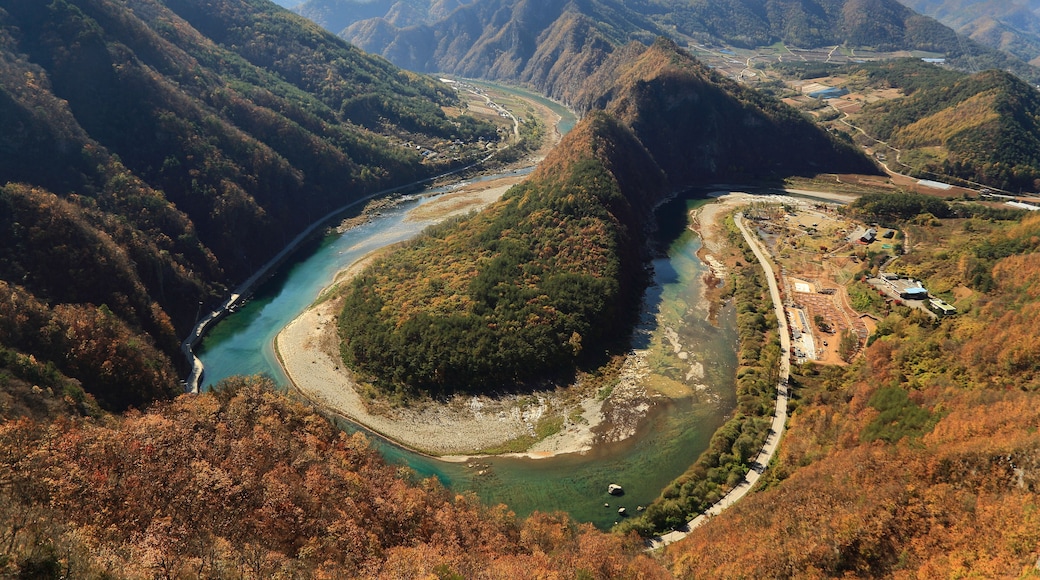Koreanische Halbinsel Klippen