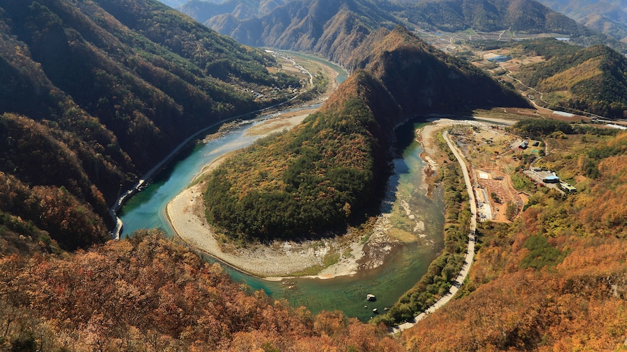 Koreahalvøyas klipper