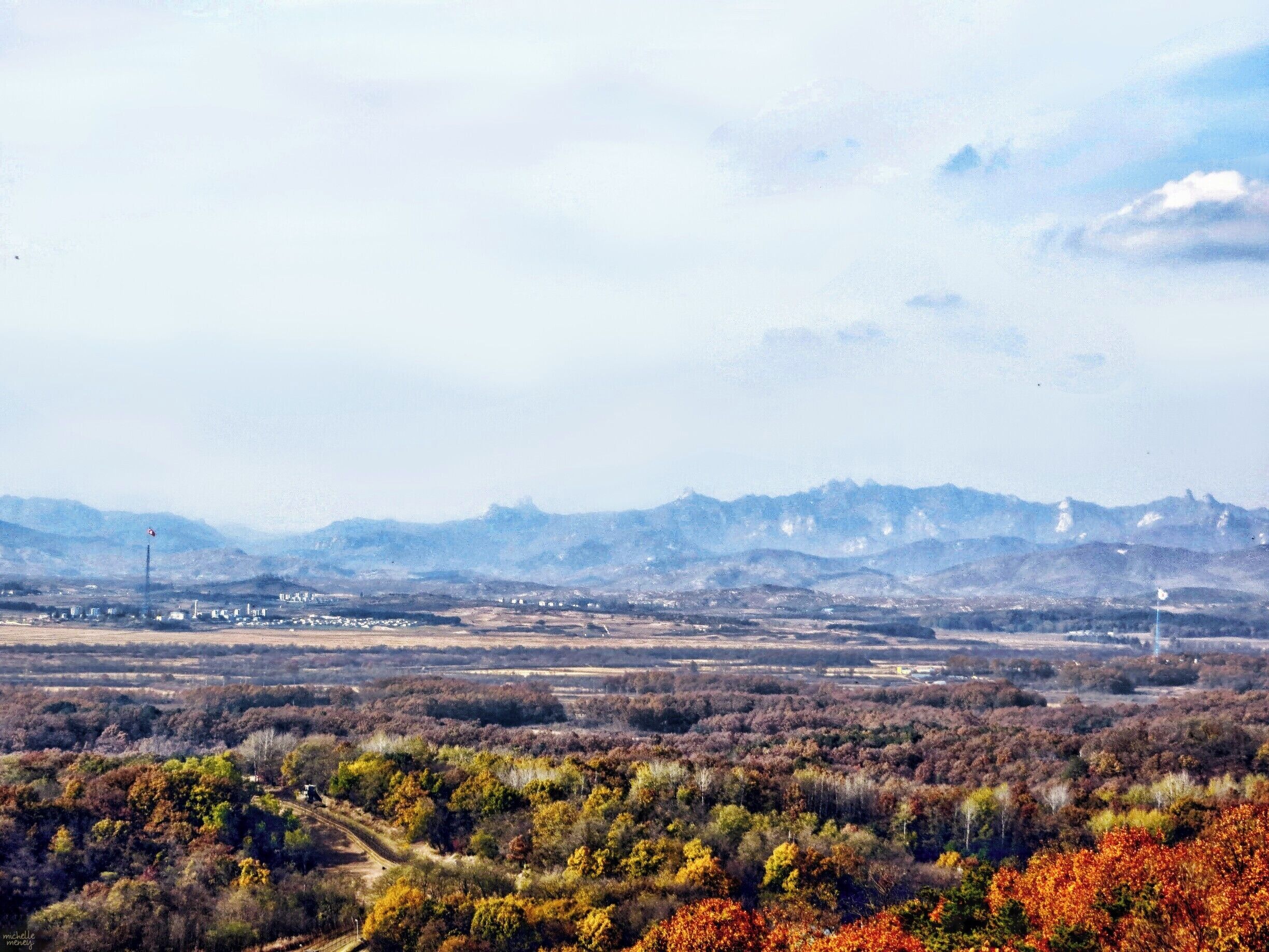 Dora Observatory, DMZ, Korea

Looking out to North Korea from the Observatory on South Korea side of DMZ with both flags visible. A visit to Seoul must include a tour here for you to begin to understand the tension. 

#LifeAtExpedia