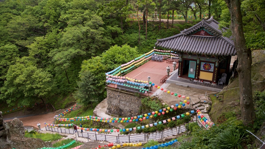 Golgulsa Temple showing a temple or place of worship and heritage elements
