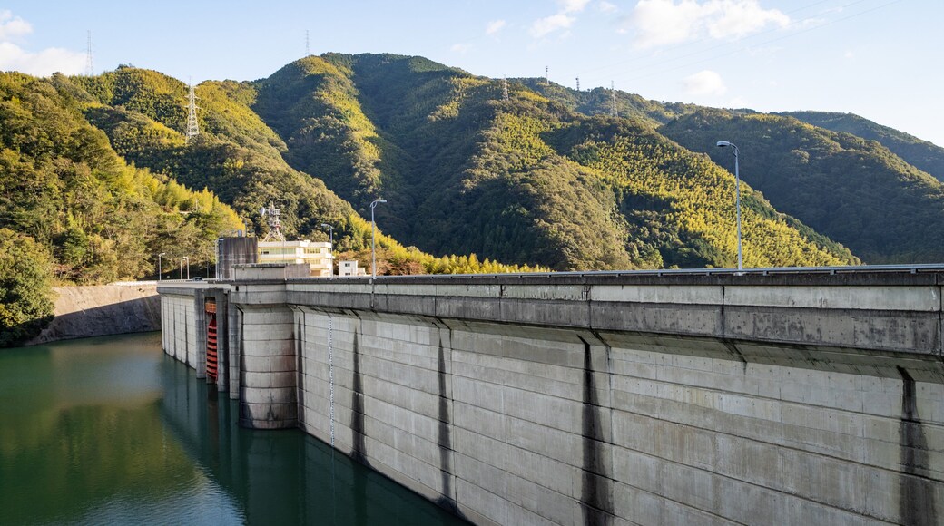 Lake Ishitegawa Dam showing a river or creek
