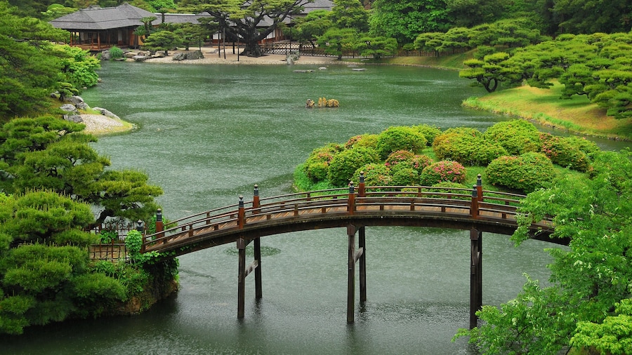 Parc Ritsurin à Takamatsu, Shikoku