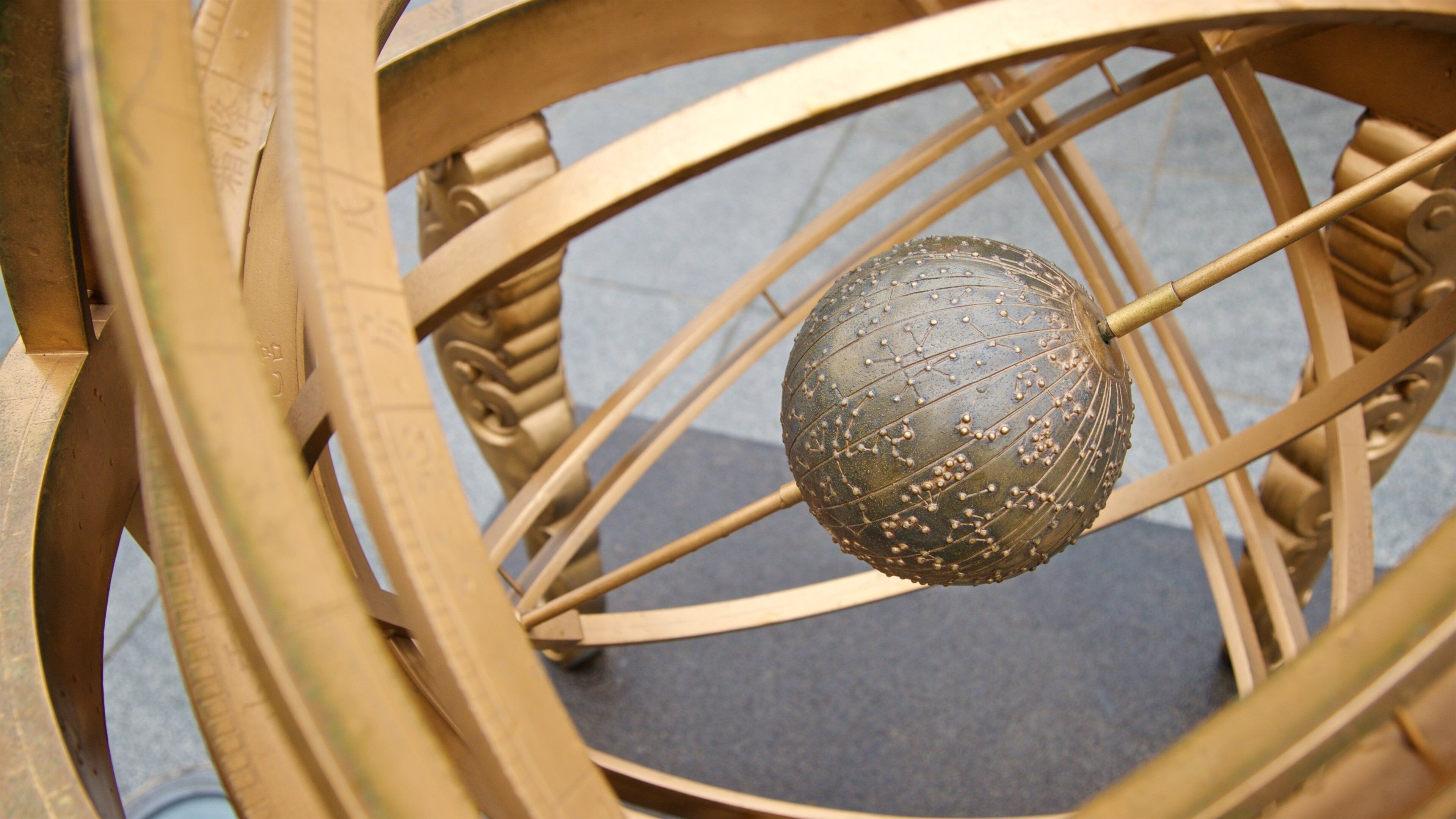 Statue of Sejong the Great featuring outdoor art