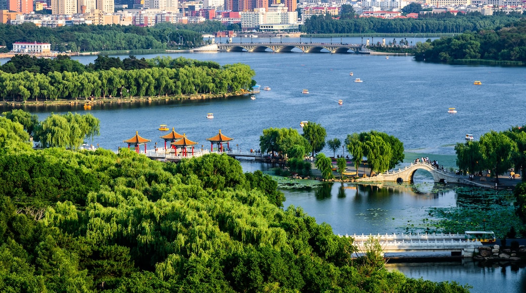 Panorama of Nanhu Park, Changchun, China