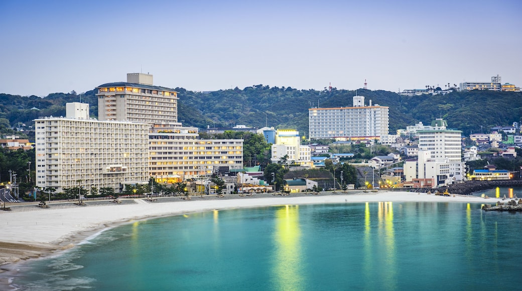 Shirahama, Japan skyline at the beachfront resorts.