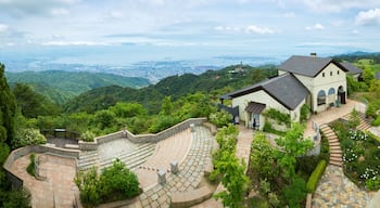 Aerial view of Kobe City in Rokko Garden Terrace