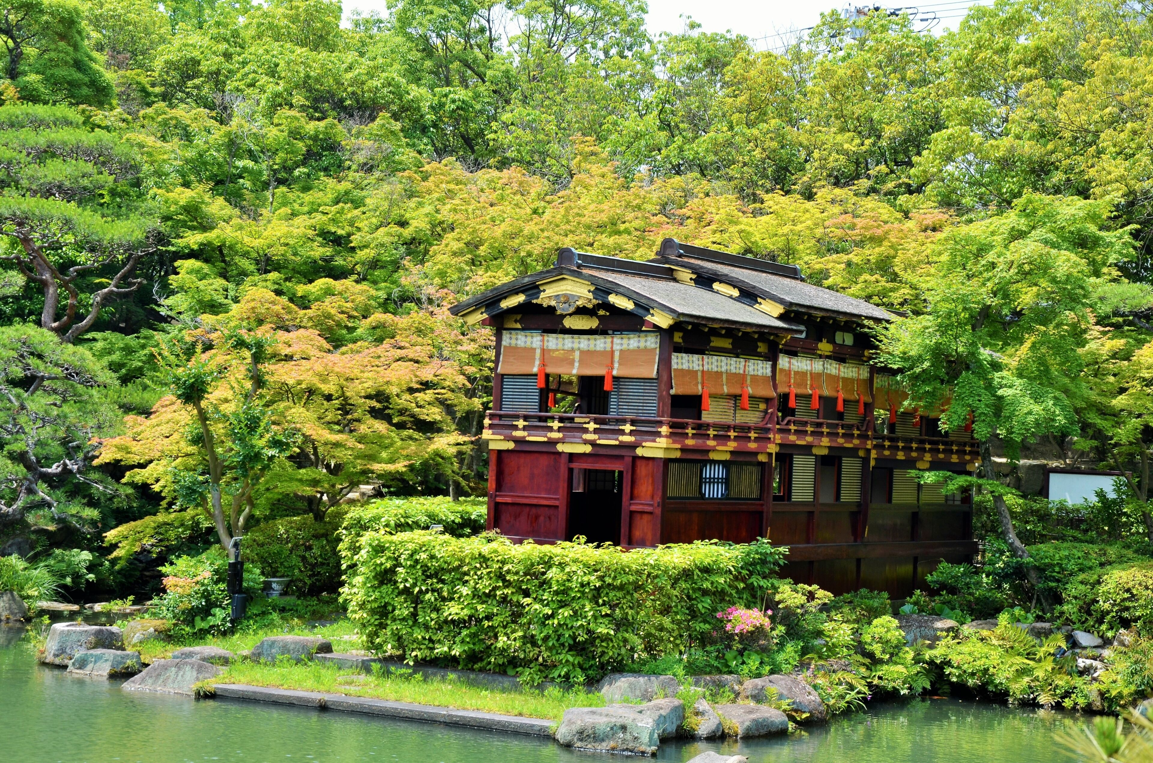相楽園 船屋形