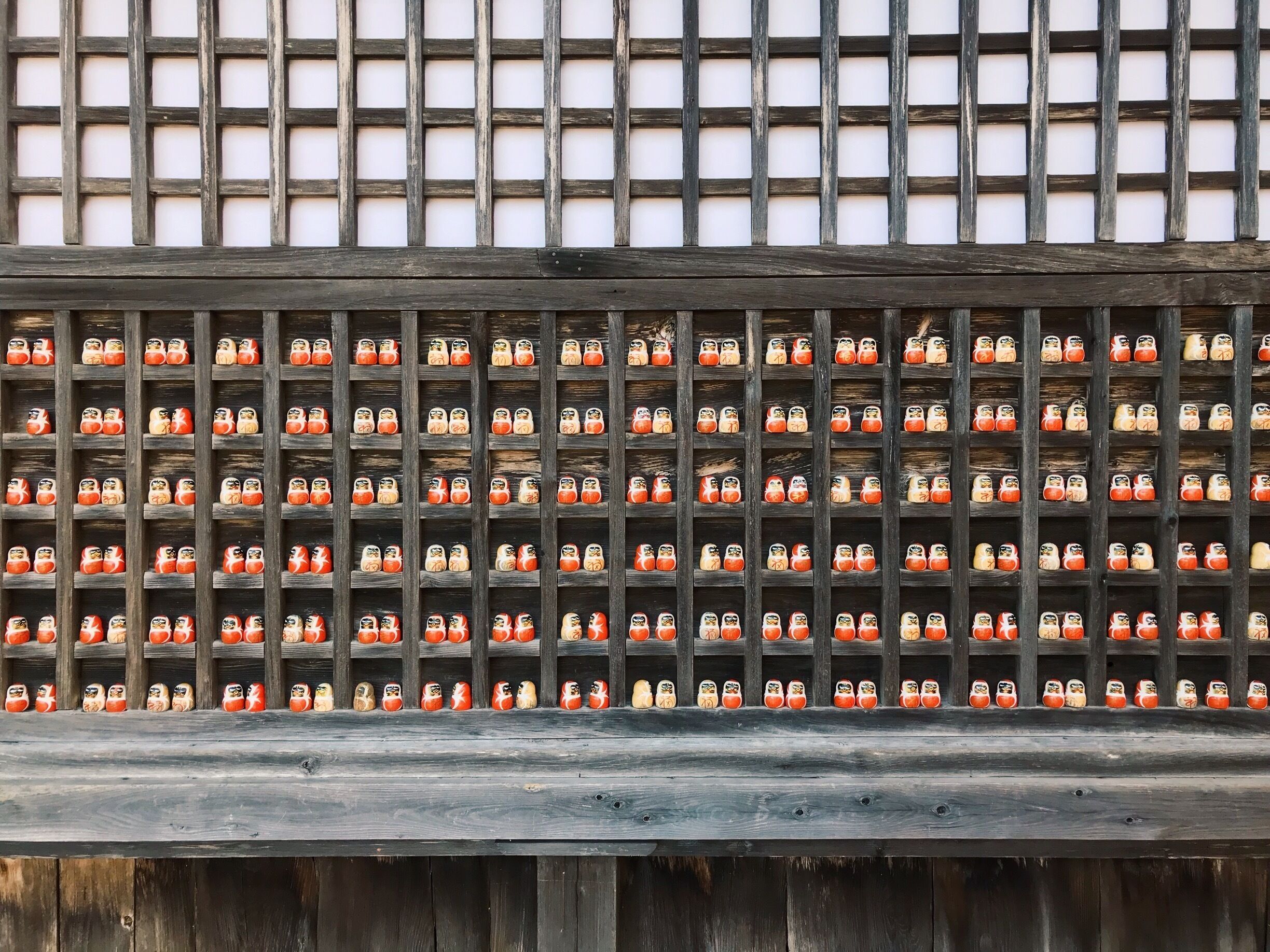 This temple is adorned with hundreds upon hundreds of daruma dolls #lifeatexpedia