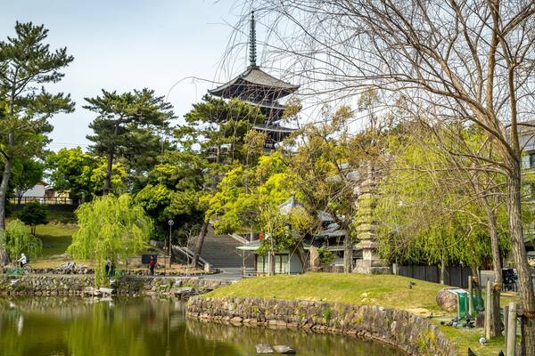 Sarusawa-ike featuring a pond