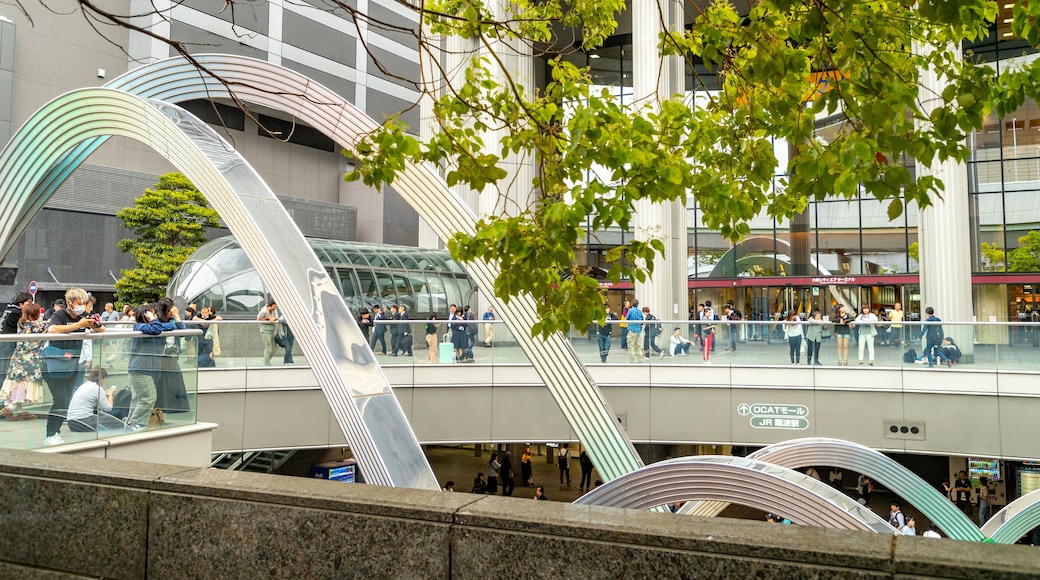 Osaka City Air Terminal featuring street scenes and a city