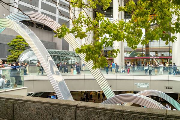 Osaka City Air Terminal featuring street scenes and a city