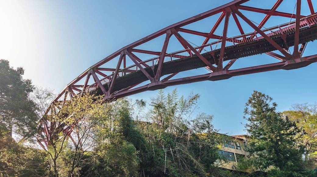 Ayatoribashi bridge in Yamanaka hot spring town, Japan; Shutterstock ID 1126477118; purchase_order: SF 06557000; job: ; client: ; other: