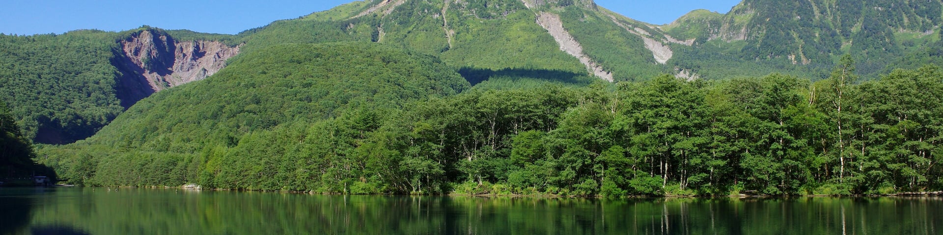 上高地 焼岳と大正池