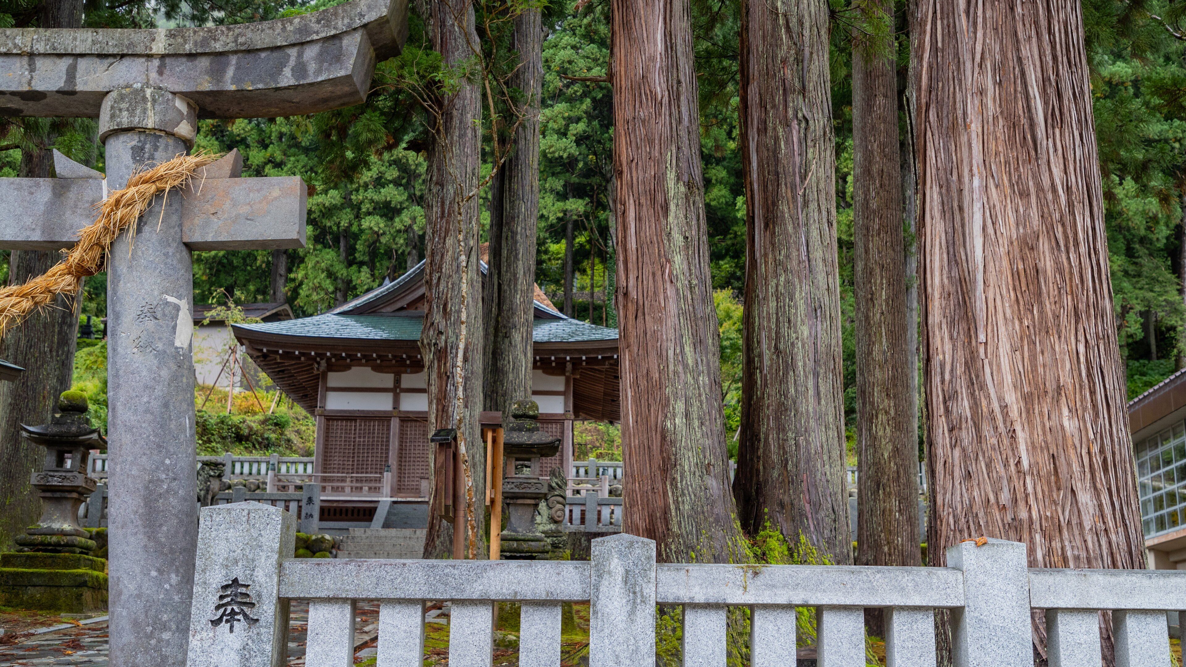 Hakusan Shrine featuring heritage elements and a temple or place of worship