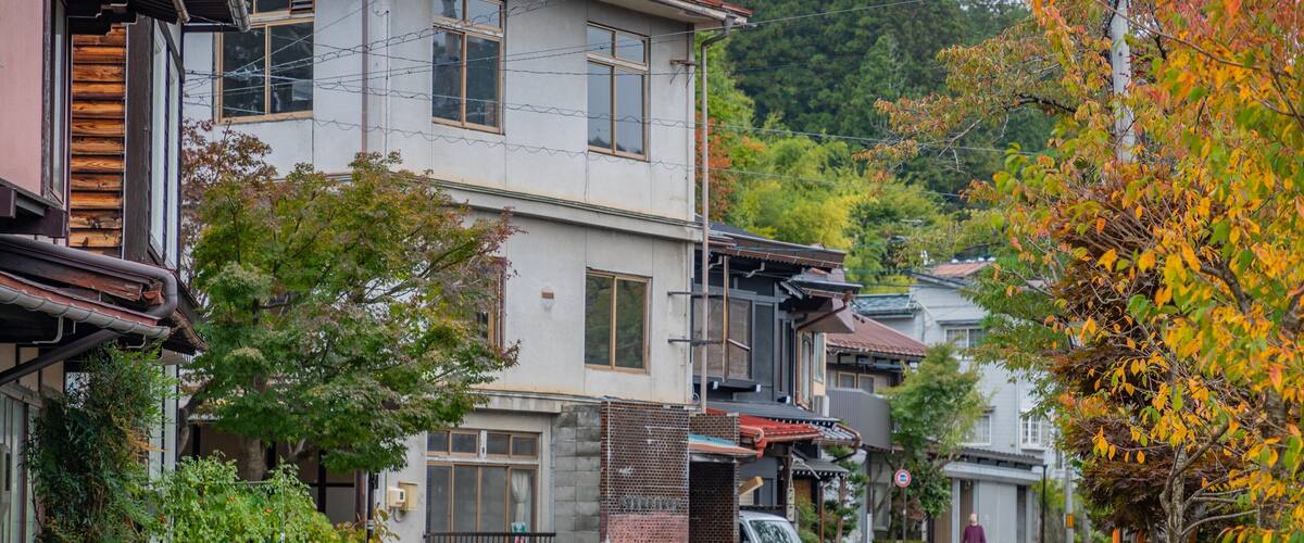 Higashiyama Walking Course as well as an individual femail