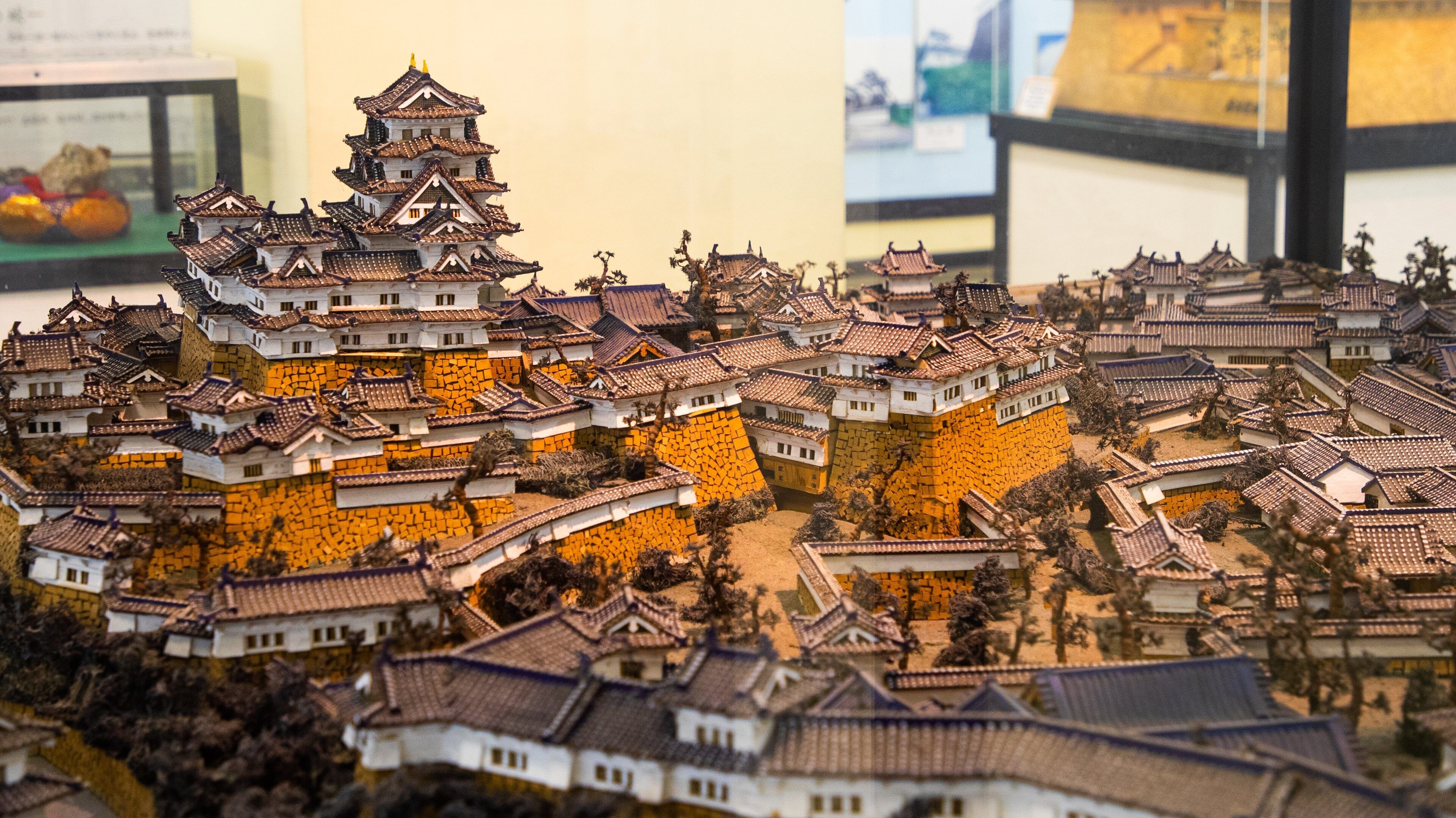 Atami Castle which includes interior views