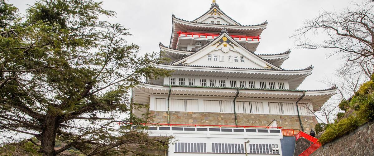 Atami Castle featuring heritage architecture
