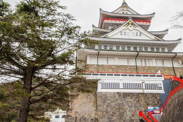 Atami Castle featuring heritage architecture