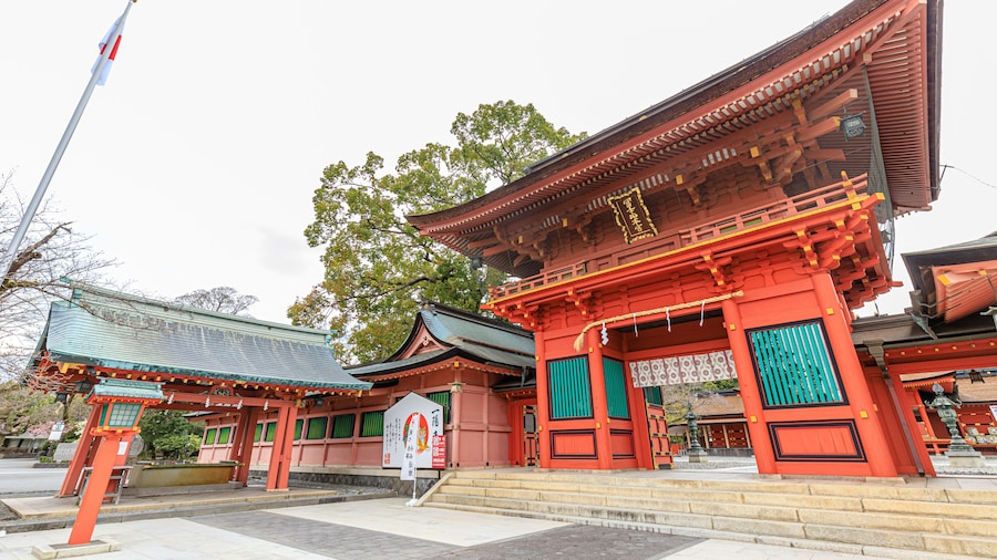 初春の富士山本宮浅間大社 静岡県富士宮市 Fujisan Hongu Sengen Taisha Shrine in early spring.Sizuoka-ken Fujinomiya city.