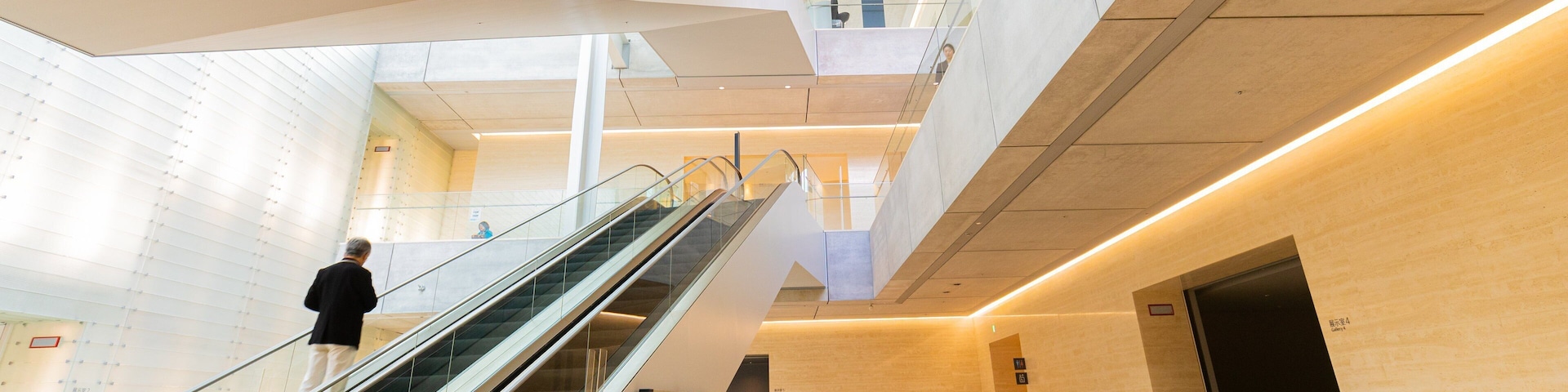 Pola Museum of Art showing interior views