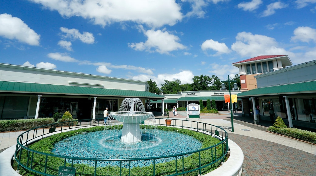 Gotemba Premium Outlets which includes a fountain