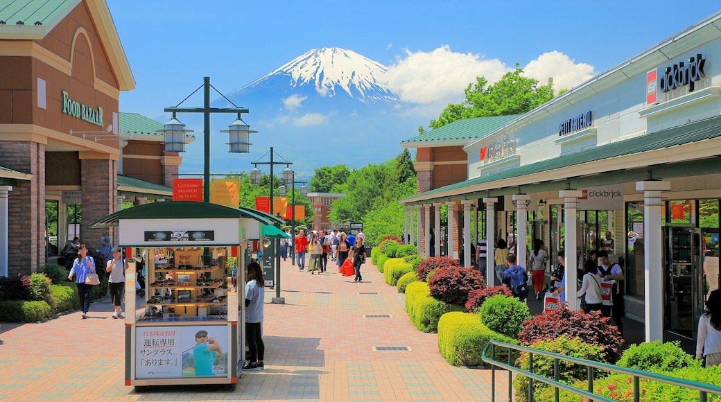 Gotemba Premium Outlets which includes mountains