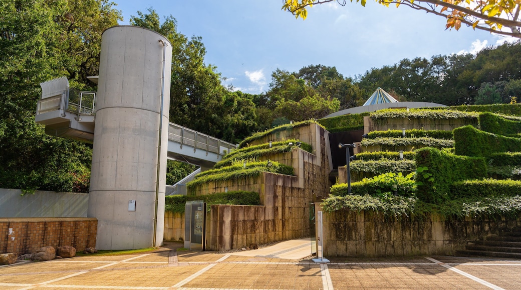 Taro Okamoto Museum of Art featuring a garden