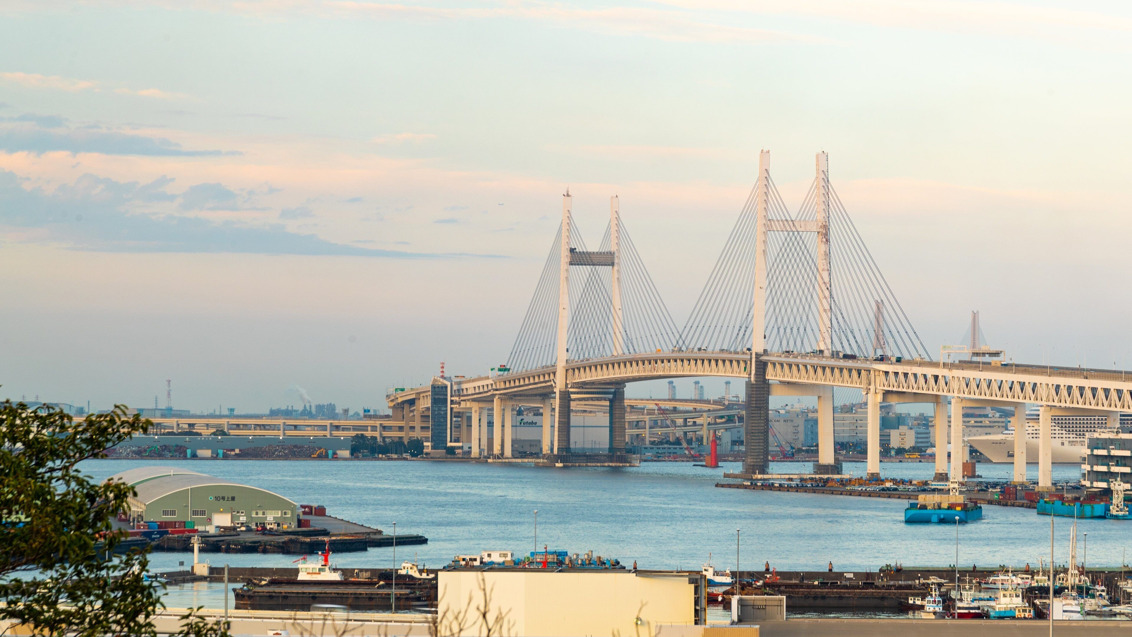 Harbor View Park featuring a sunset, landscape views and a marina