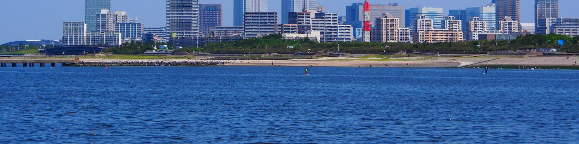 Makukhari New Town from Kemigawahama,