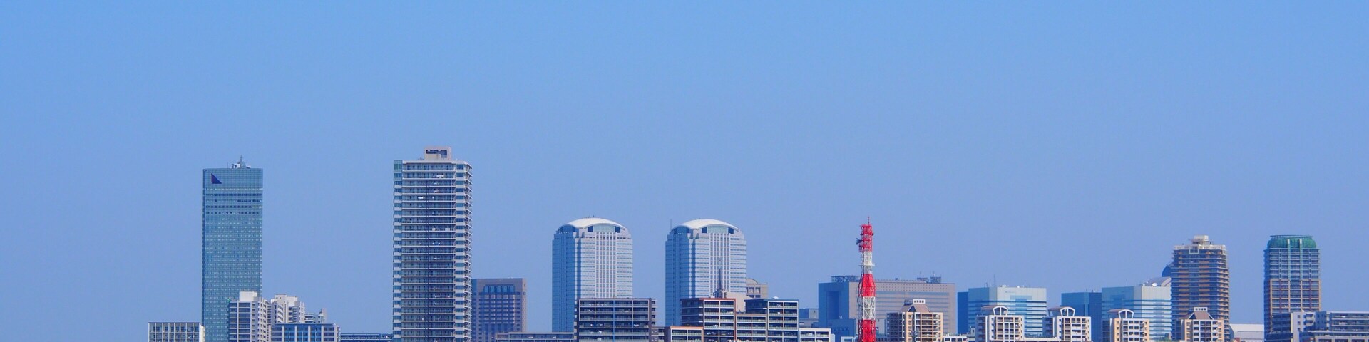 Makukhari New Town from Kemigawahama,