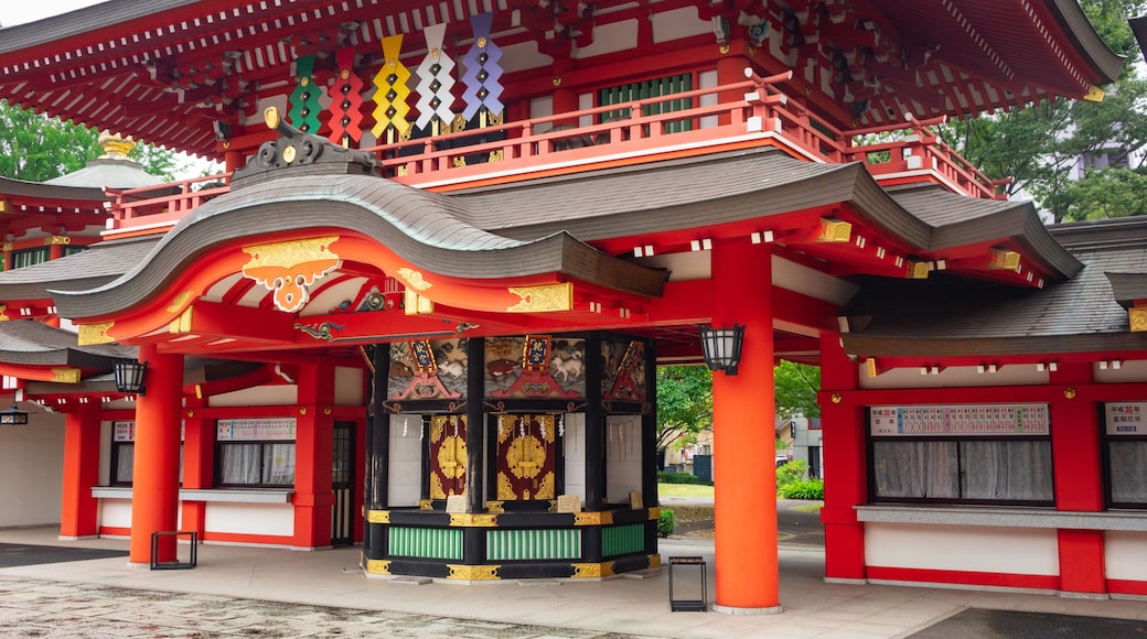 Chiba Shrine which includes heritage elements
