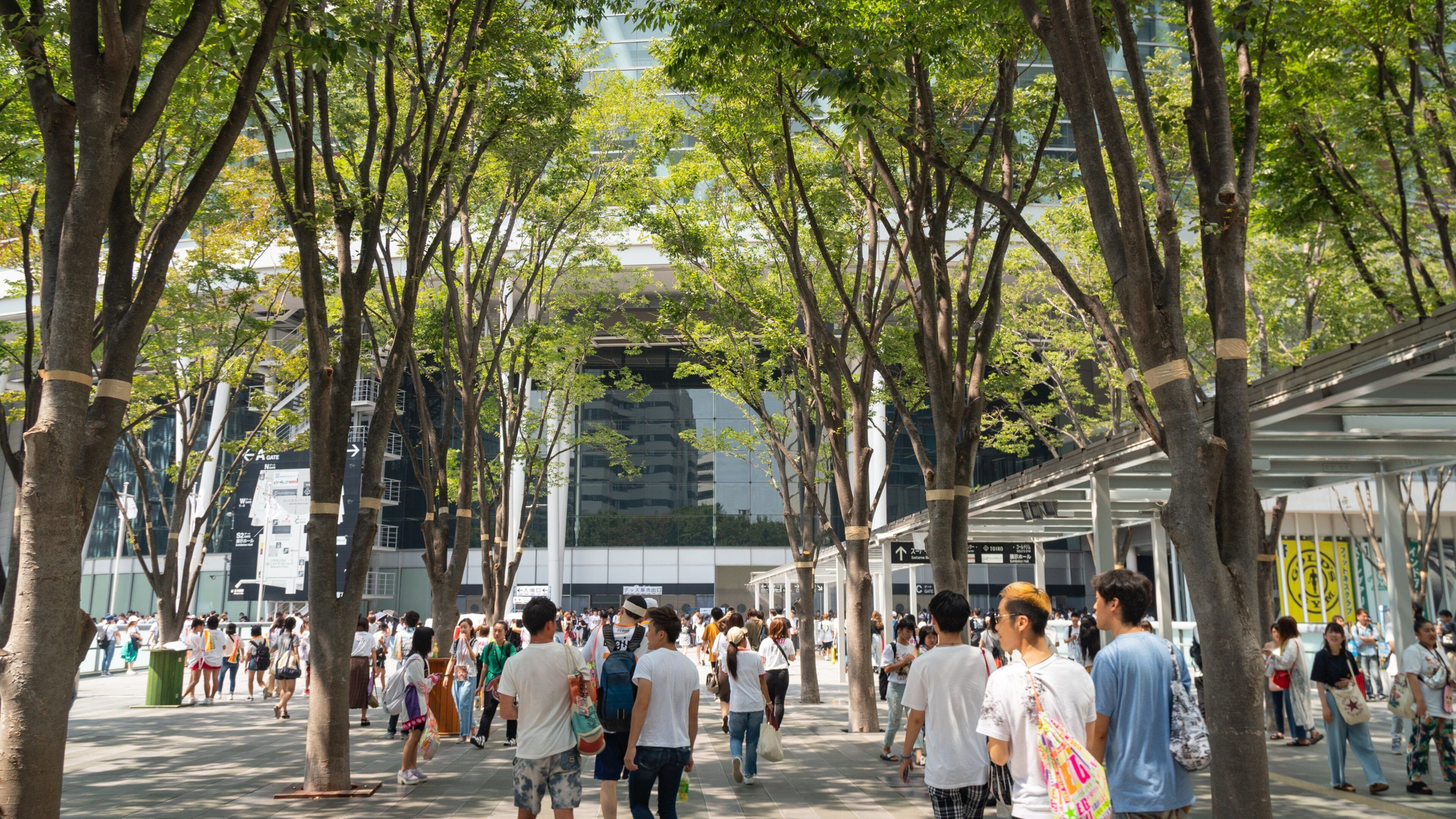 Keyaki Hiroba which includes street scenes