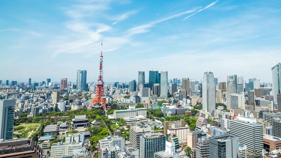 Tokyo tower, landmark of Japan