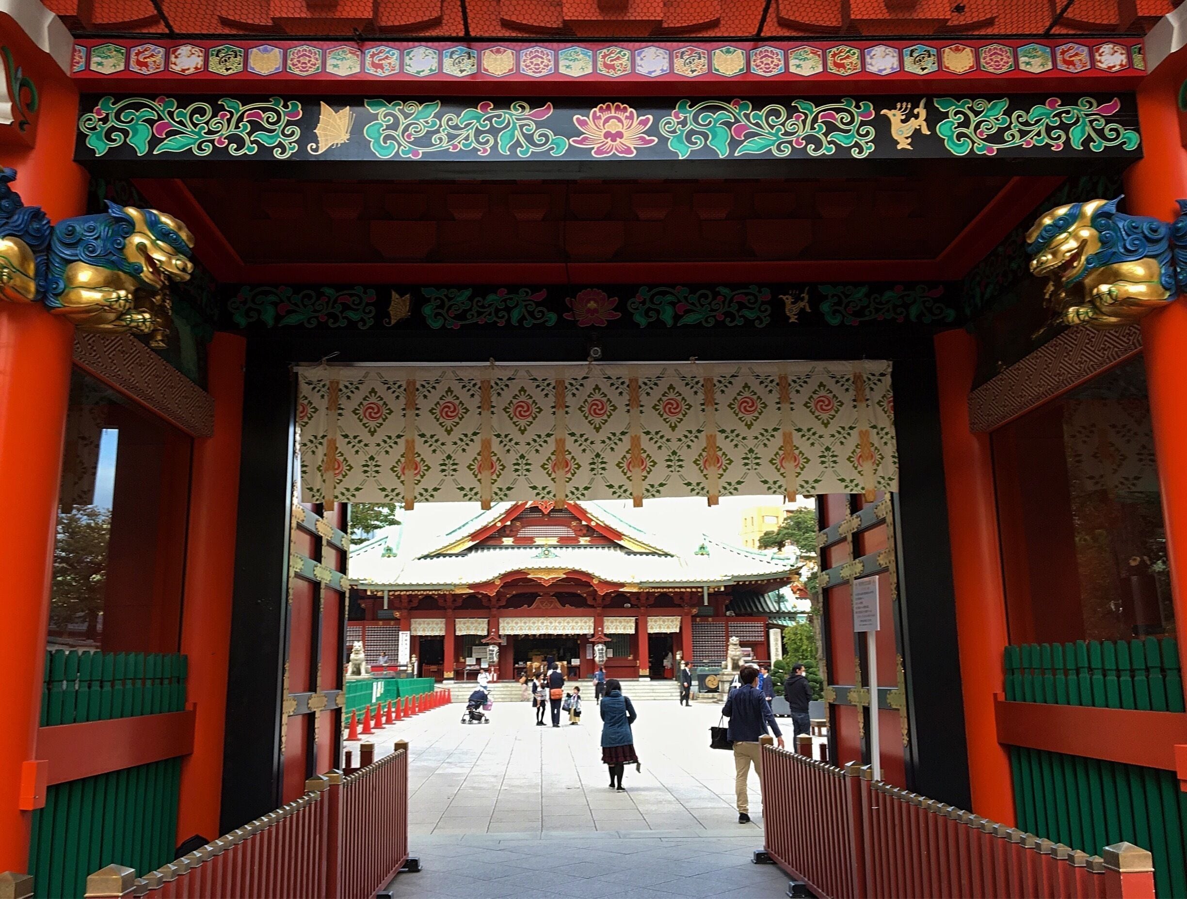Located in a heavy technology district, this shrine is said to be the place where all of the tech guys go to ask for good luck with their projects and endeavors. It’s also really beautiful and has a resident small pony. #red #japan #shrine #architecture #ontheroad