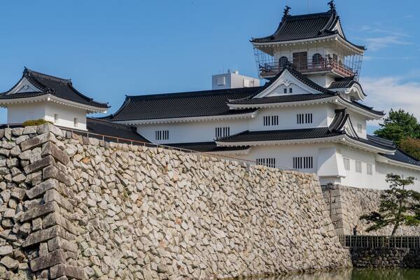 Toyama Castle featuring heritage architecture