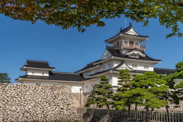 Toyama Castle which includes heritage architecture