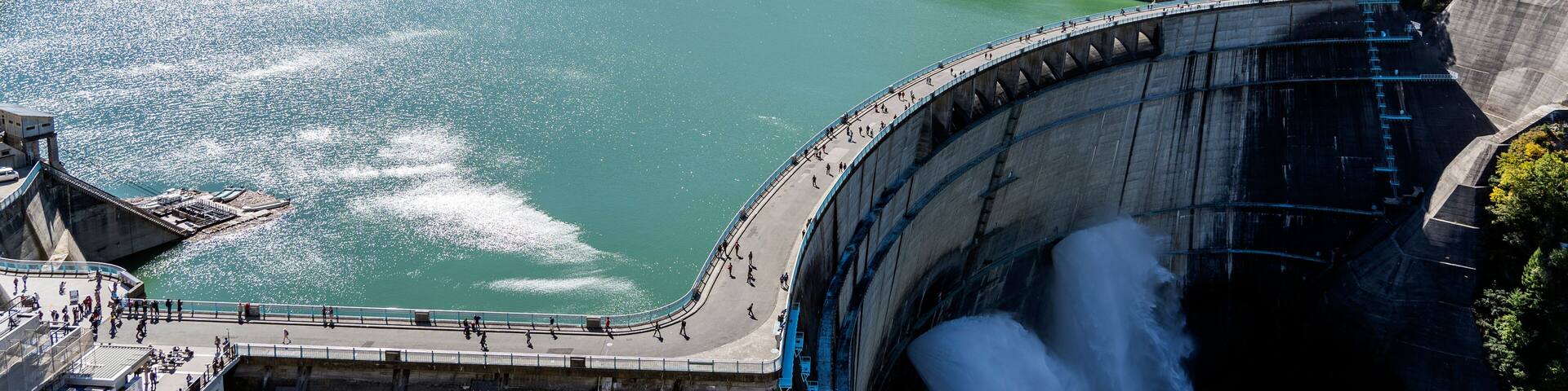 Kurobe Lake and River Dam