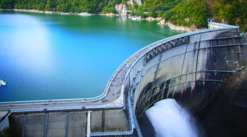 Kurobe dam in Japan