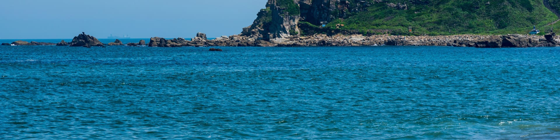 Inubosaki Lighthouse in Choshi, Chiba, Japan. It was constructed in 1874 by British engineer Richard Henry Brunton, the father of Japanese lighthouses.