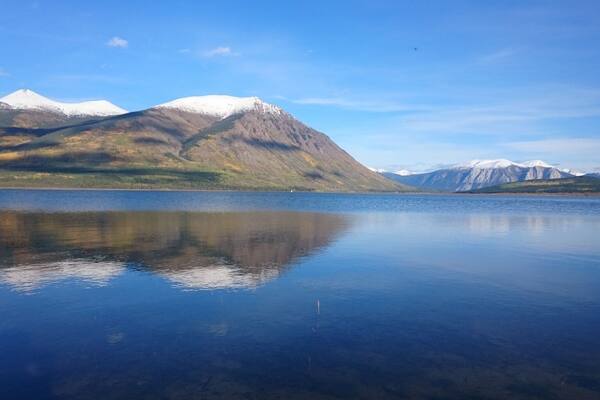Beautiful lake in Carcross!