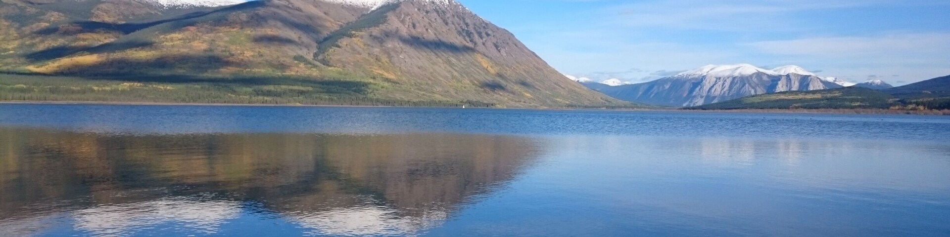 Beautiful lake in Carcross!