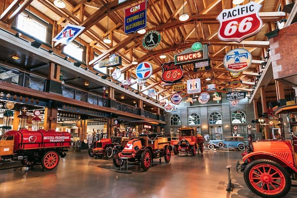 Gasoline Alley Museum showing interior views
