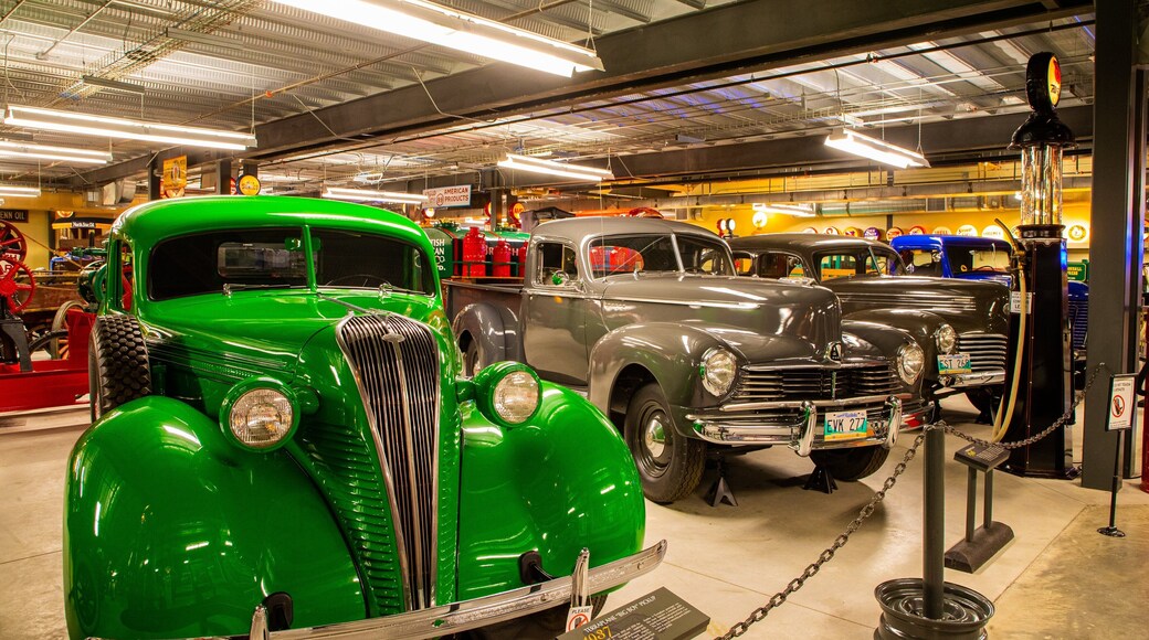 Gasoline Alley Museum showing heritage elements