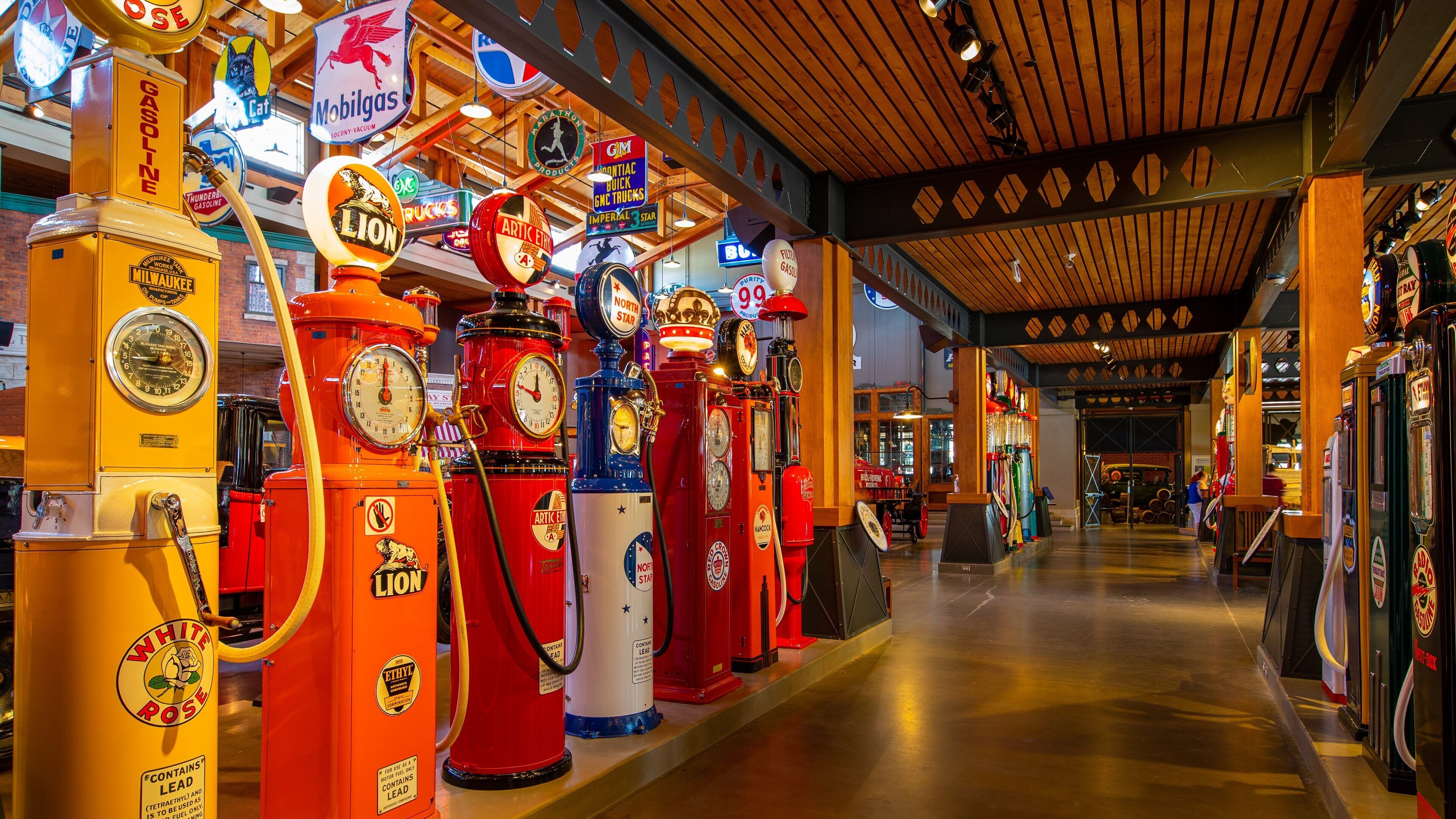 Gasoline Alley Museum showing heritage elements and interior views