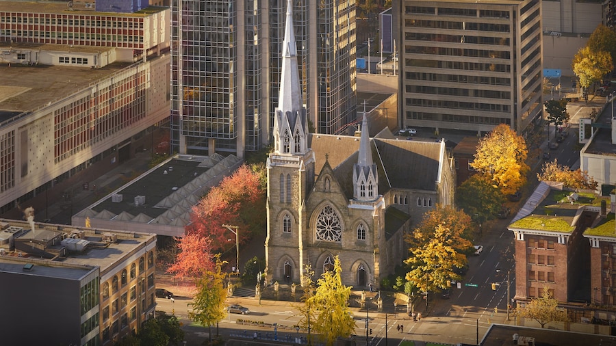 The Holy Rosary Cathedral, Downtown Vancouver.
The Holy Rosary Cathedral in downtown, Vancouver
