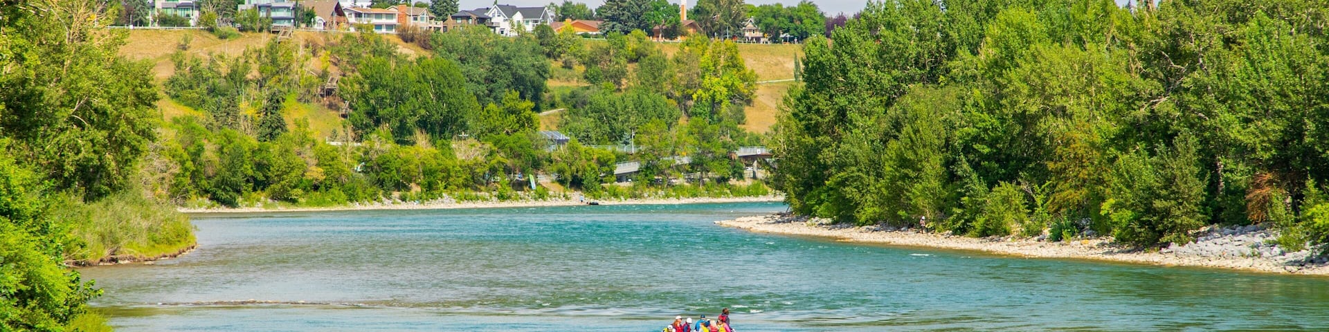 Bow River which includes boating and a river or creek