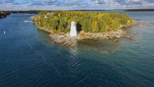 Big Tub Lighthouse in Tobermory, Ontario, Canada